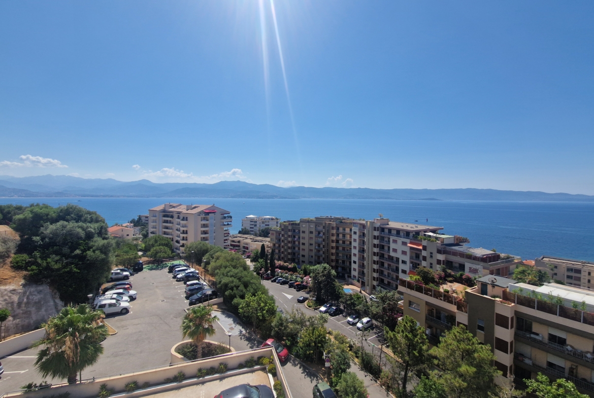 vue mer appartement f3 sanguinaires