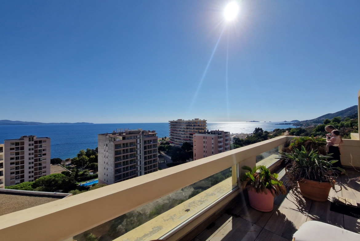 toit terrasse appartement f4 sanguinaires