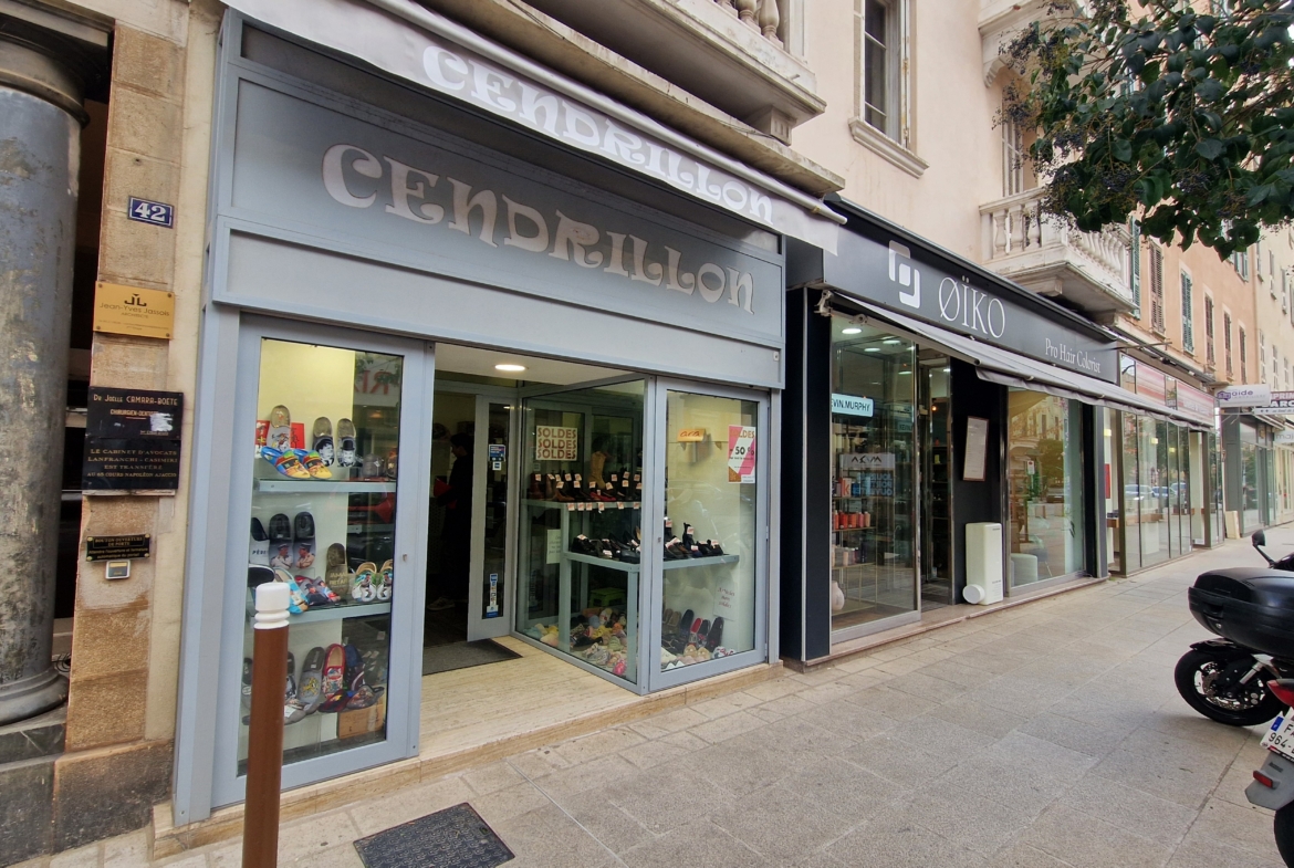 a vendre droit au bail local commercial centre ville ajaccio cours napoléon