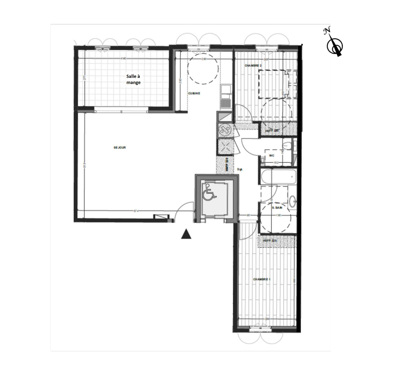 plan f3 résidence du port