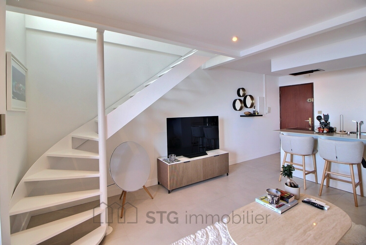 séjour cuisine équipée