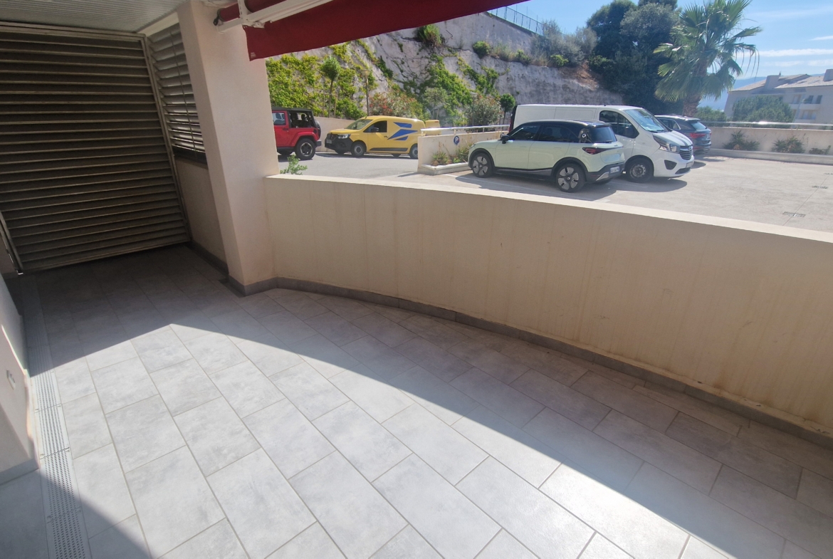 terrasse appartement  sanguinaires ajaccio