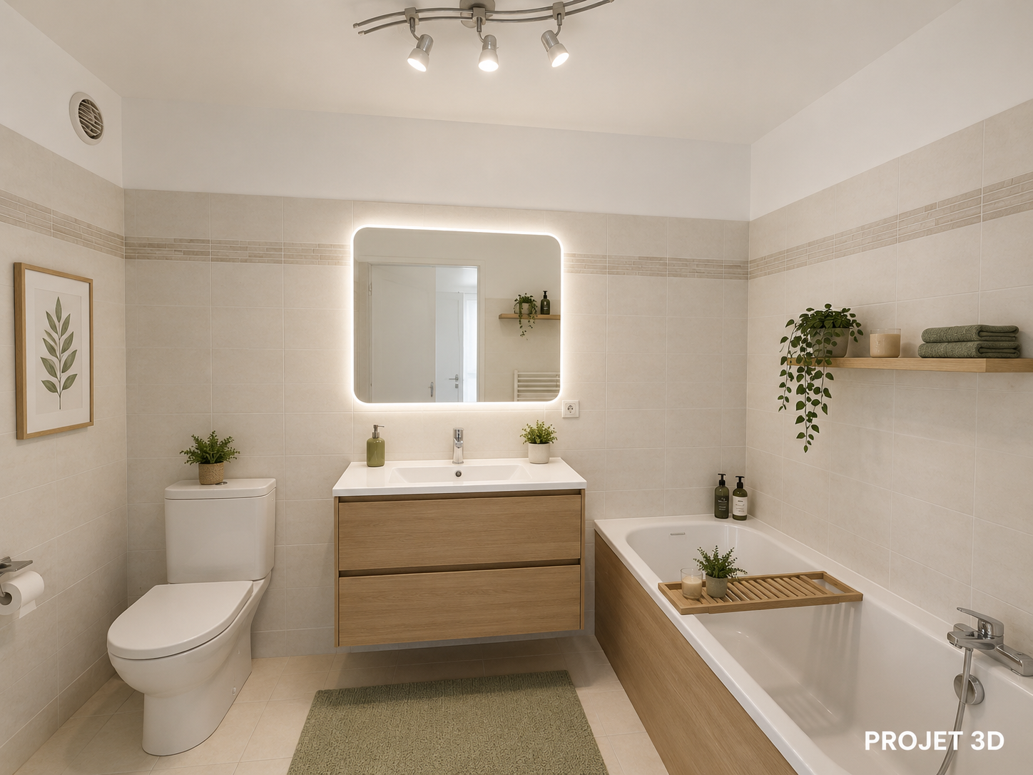 Projet 3D salle de bains