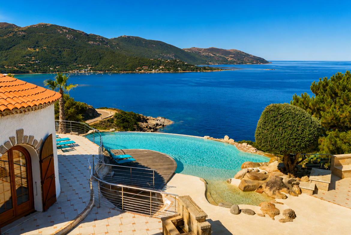Villa vue mer en corse