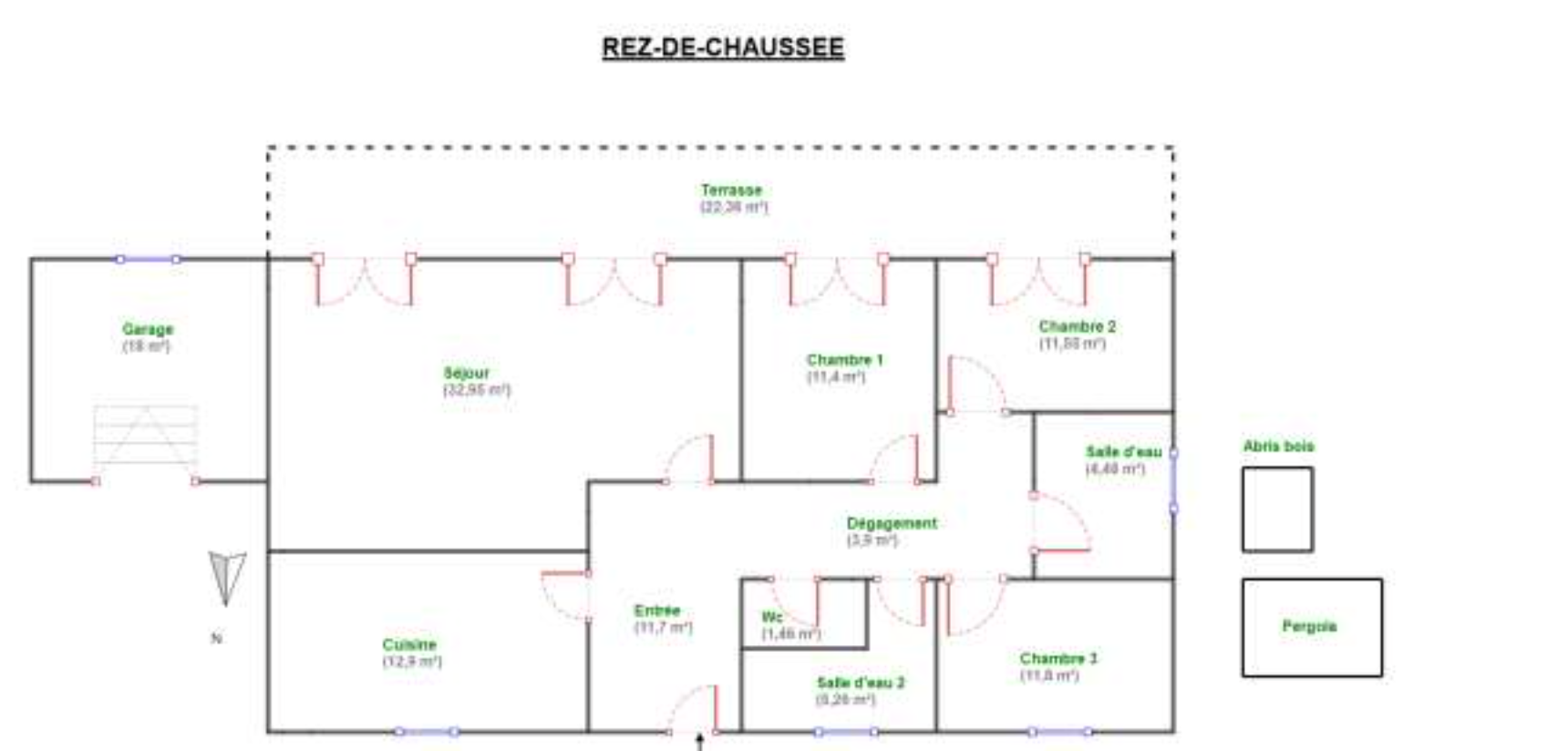 Maison avec piscine et jardin