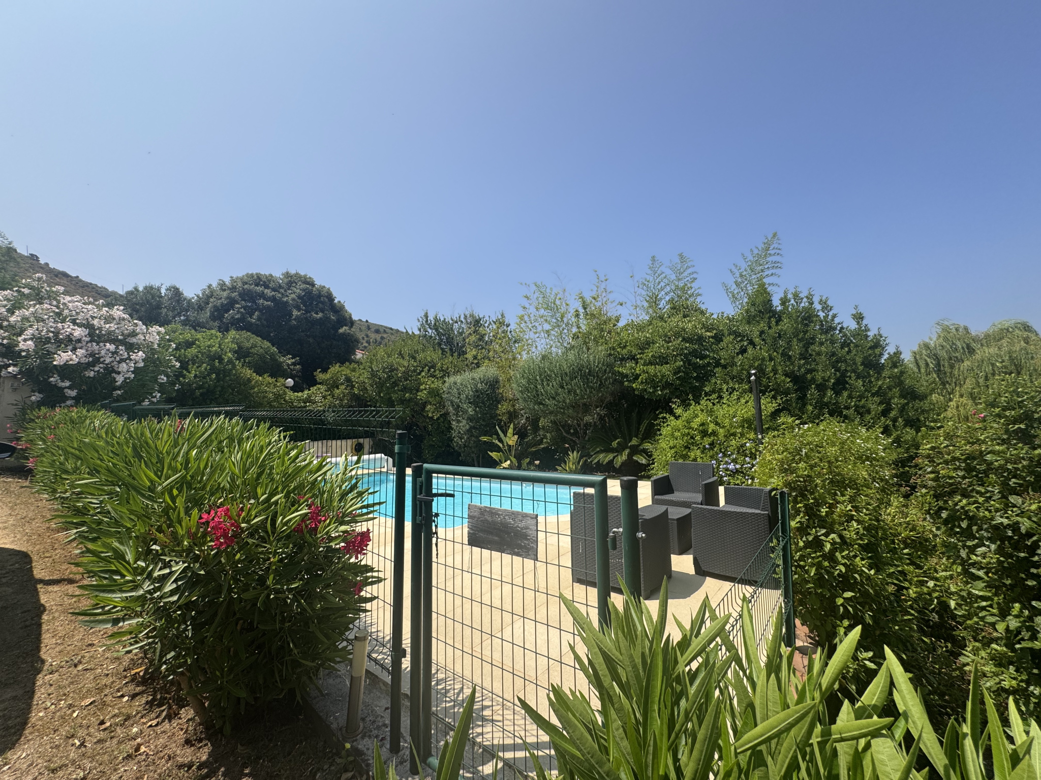 Maison avec piscine et jardin