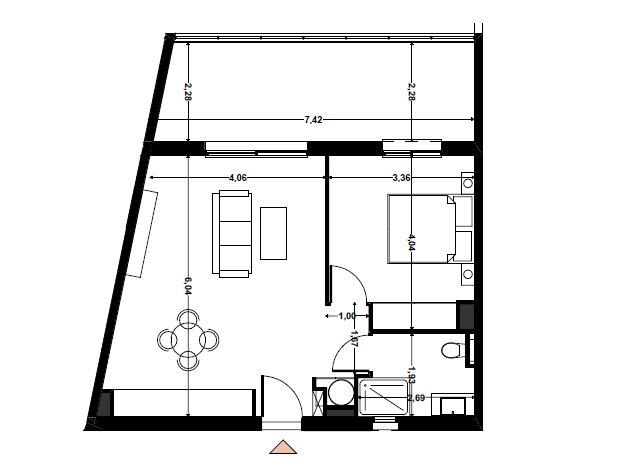 Appartement F2 neuf à Ajaccio (Loretto) à vendre – photo 4 – STG Immobilier