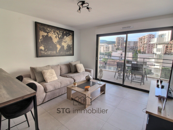 Appartement T2 neuf avec terrasse à vendre à Ajaccio – STG Immobilier