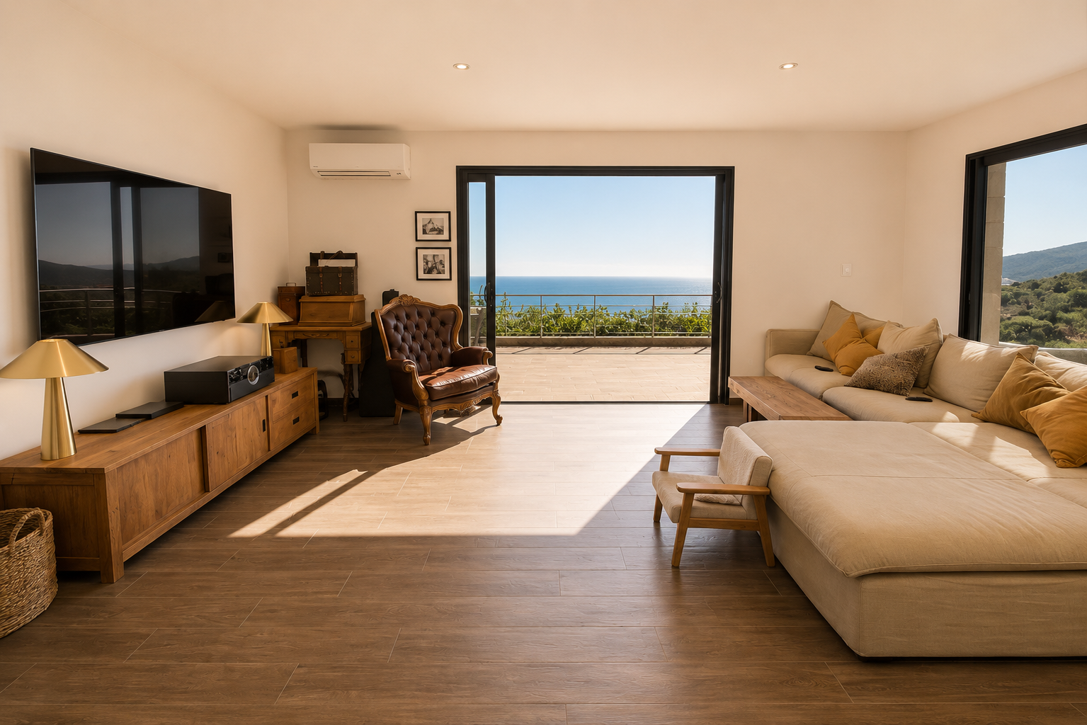 Villa Sagone Vue mer 180o