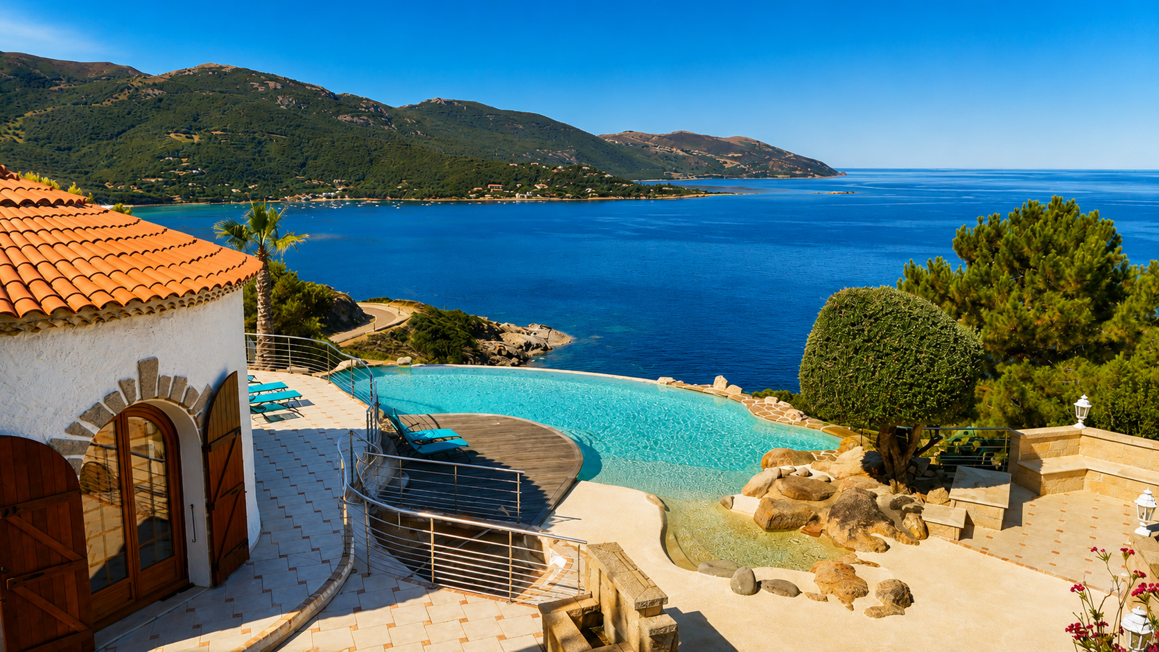 Villa vue mer à vendre à Tiuccia, golfe de Sagone – STG Immobilier