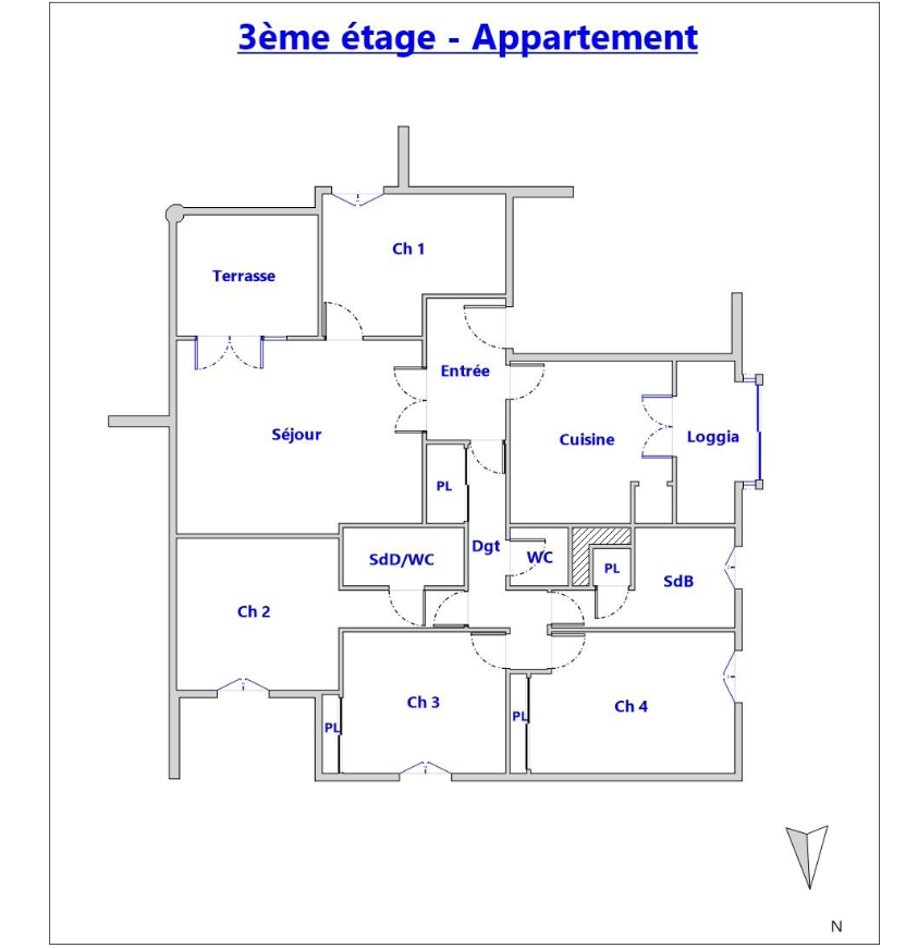 Appartement F5 à Mezzavia à vendre – photo 15 – STG Immobilier