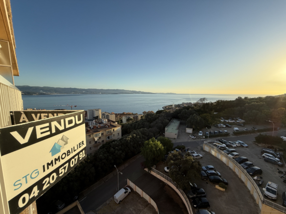 Vente appartement F2 Parc Belvédère vue mer