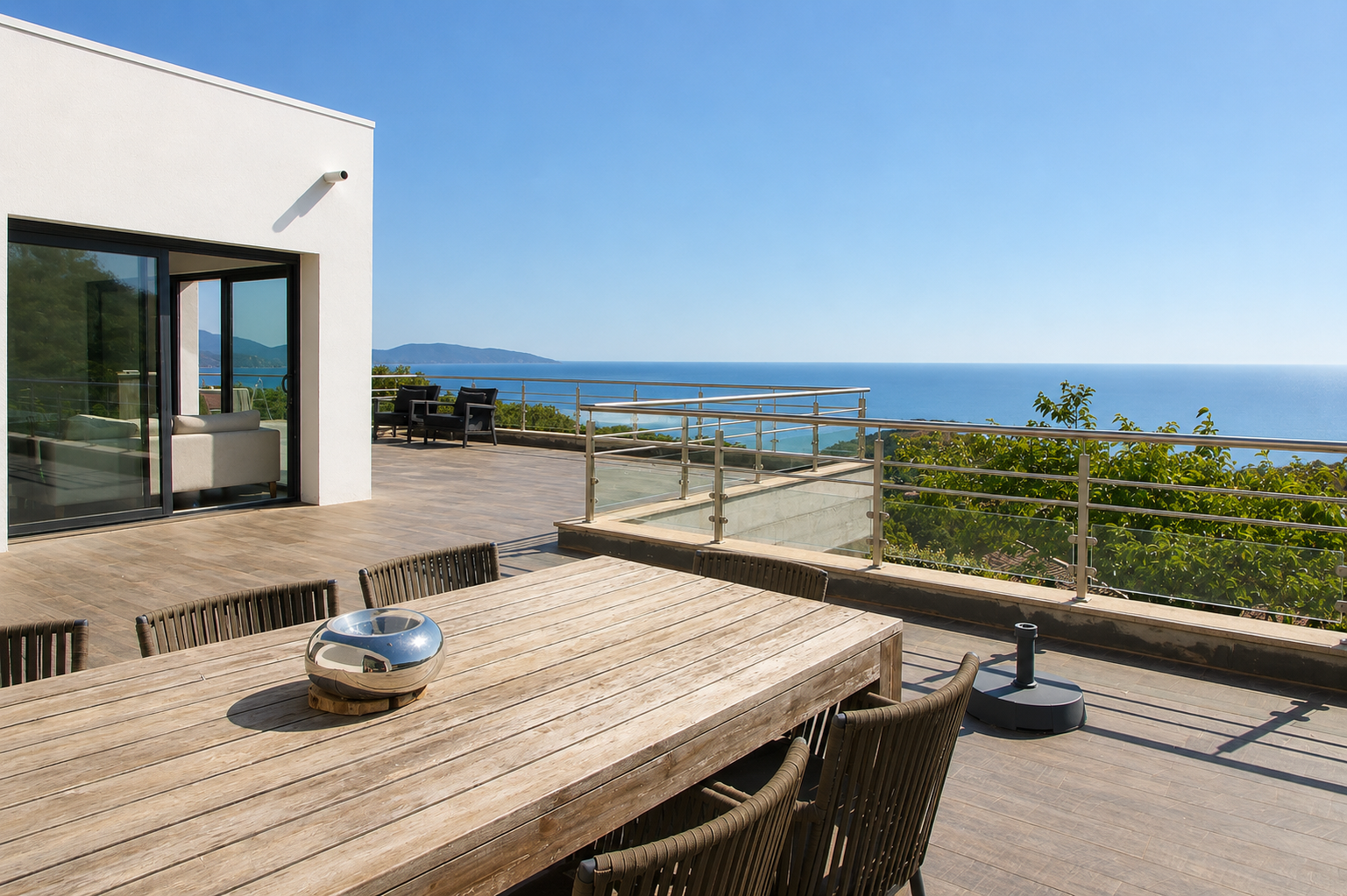 Villa Sagone Vue mer 180o
