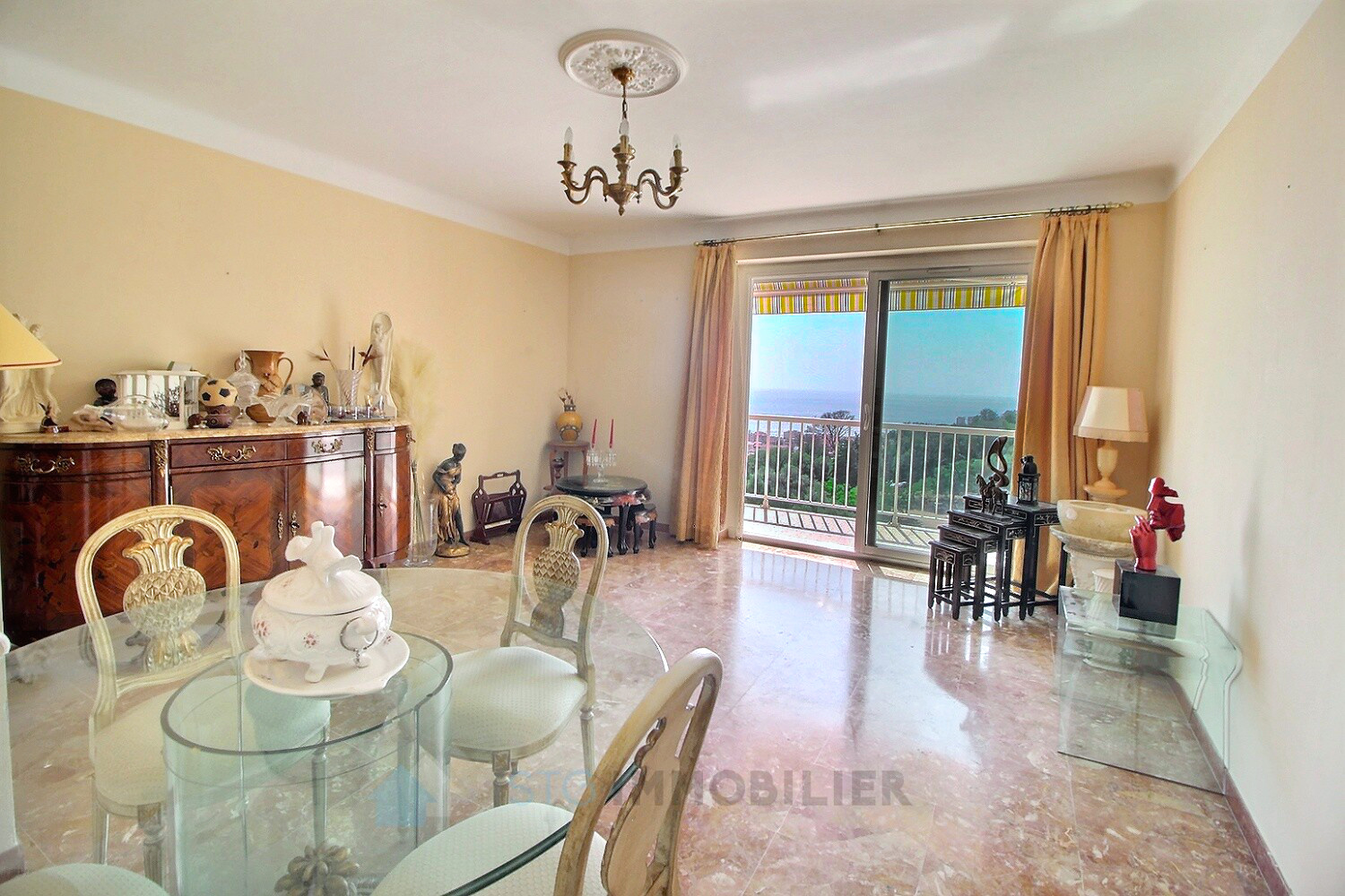 Vente appartement F2 Parc Belvédère vue mer