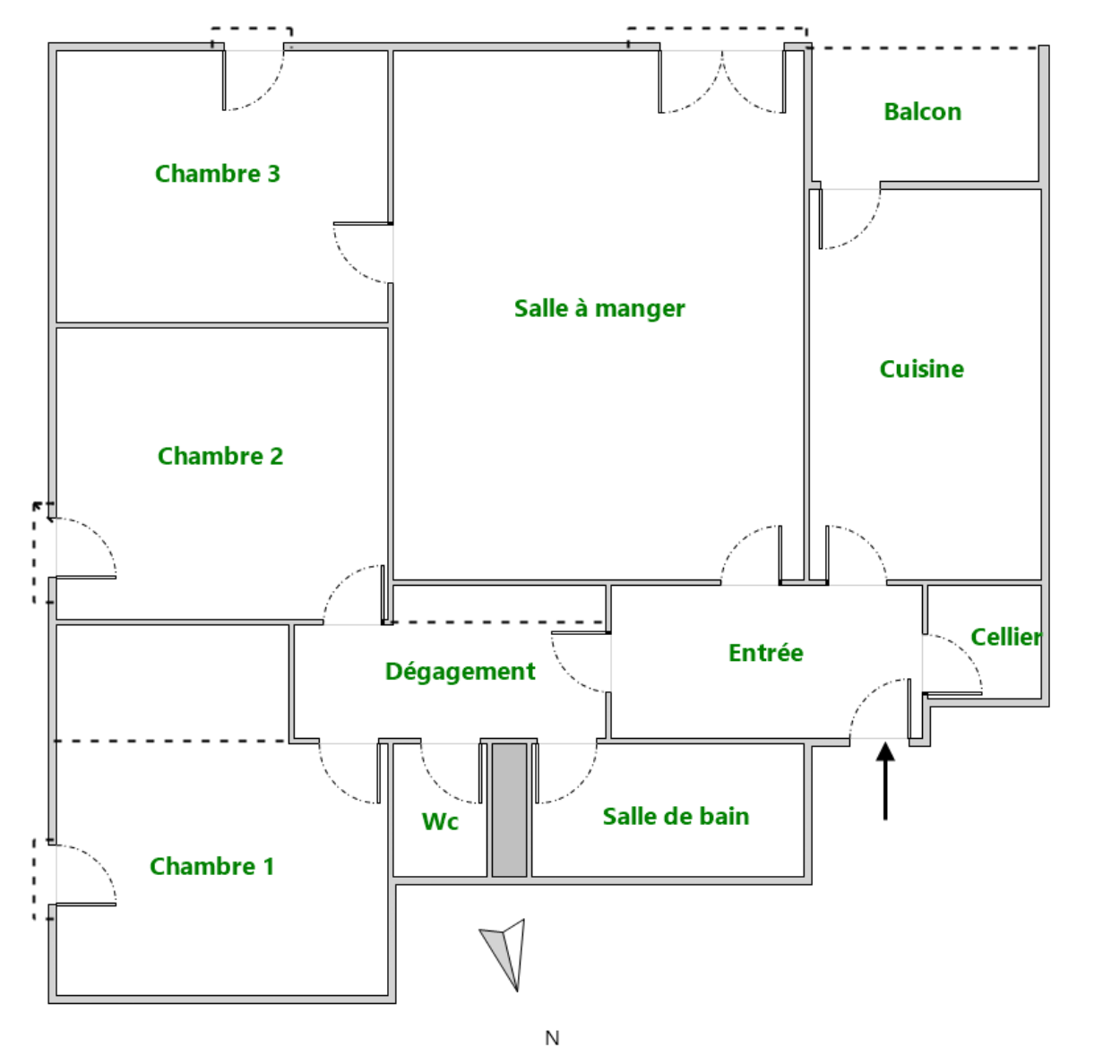 Appartement F4 à Ajaccio (Jardins de l'Empereur) à vendre – photo 8 – STG Immobilier