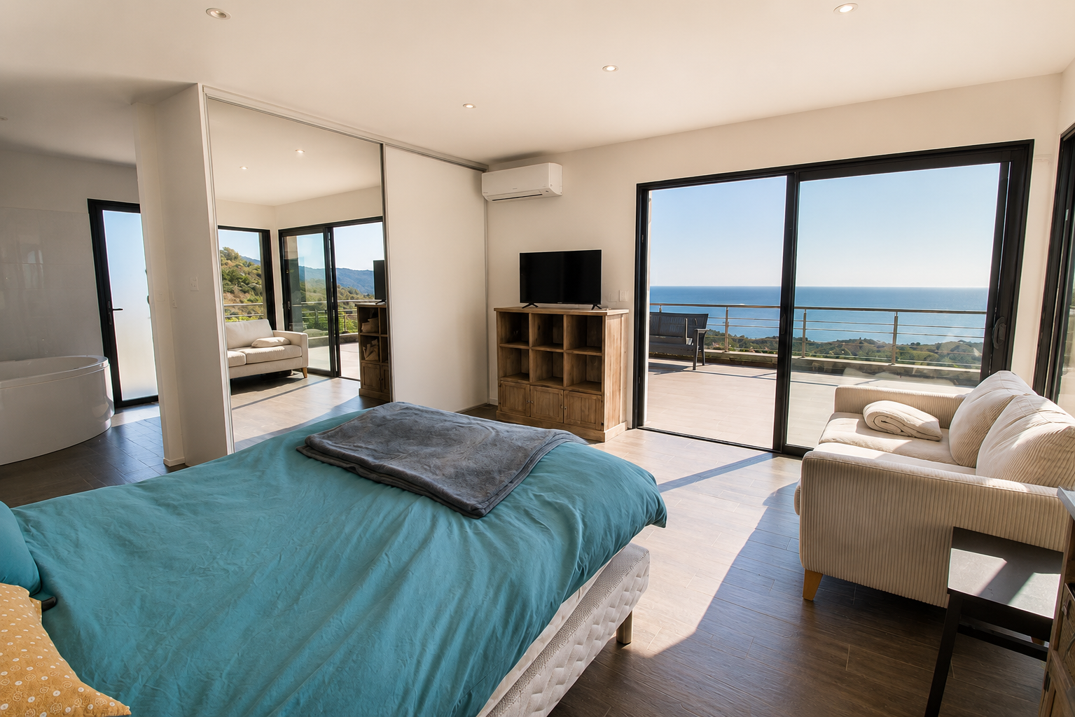 Villa Sagone Vue mer 180o