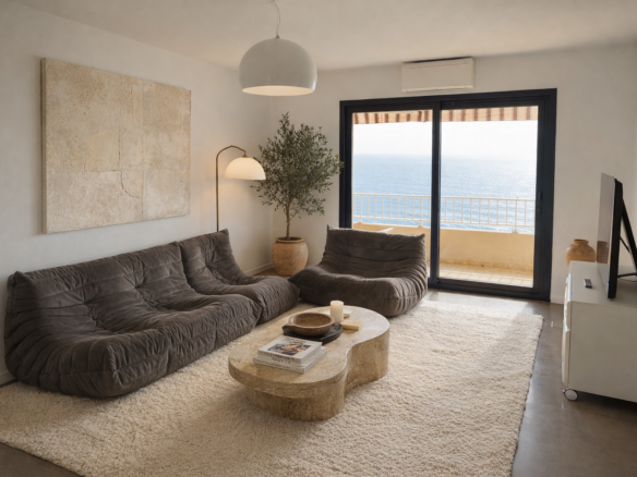 Appartement F4 vue mer à vendre à Ajaccio, route des Sanguinaires – STG Immobilier