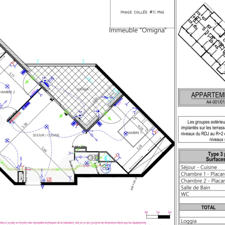 Vente F3 Résidence Genovese Ajaccio