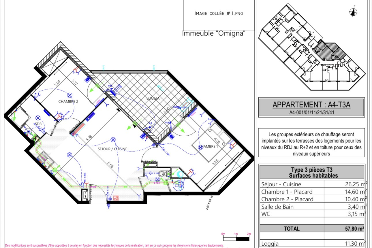 Vente F3 Résidence Genovese Ajaccio