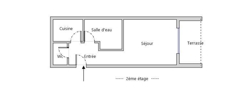 Vente appartement T1 Route des Sanguinaires Ajaccio